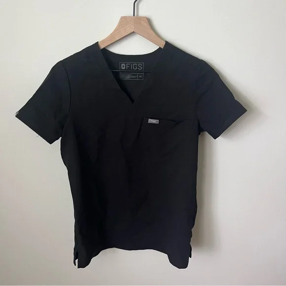 Set of Figs Yola pants XS petite and Catarina top XS in black - Picture 5 of 6